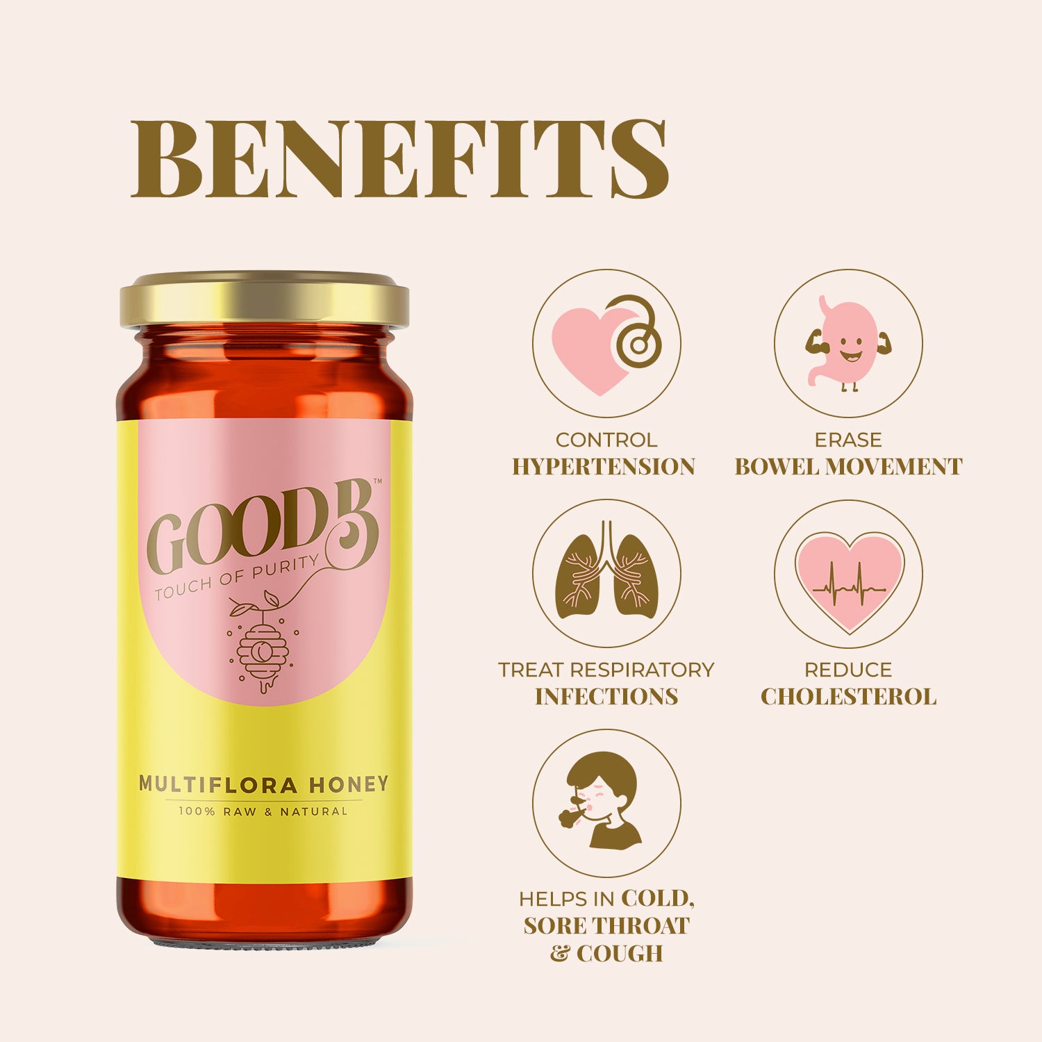 100% RAW & NATURAL HONEY - 500gm