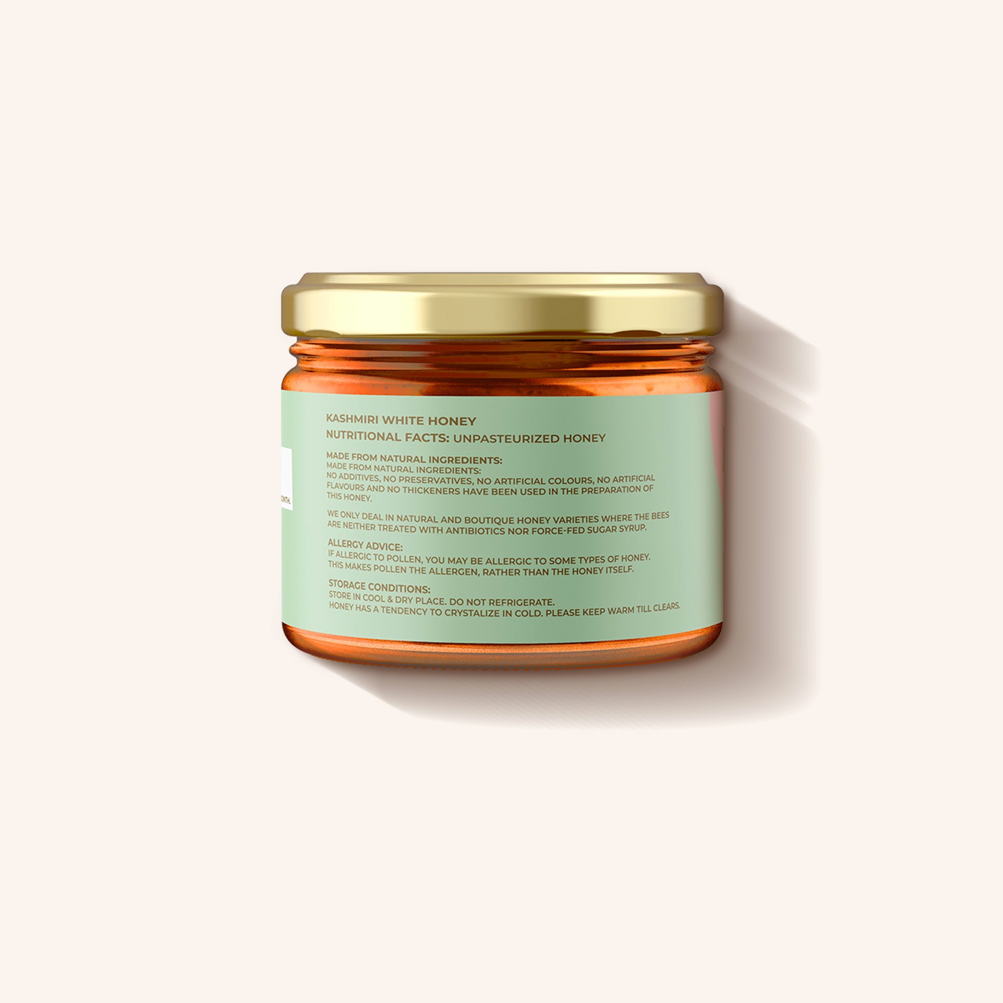 100% PURE HONEY, RAW HONEY - 350gm