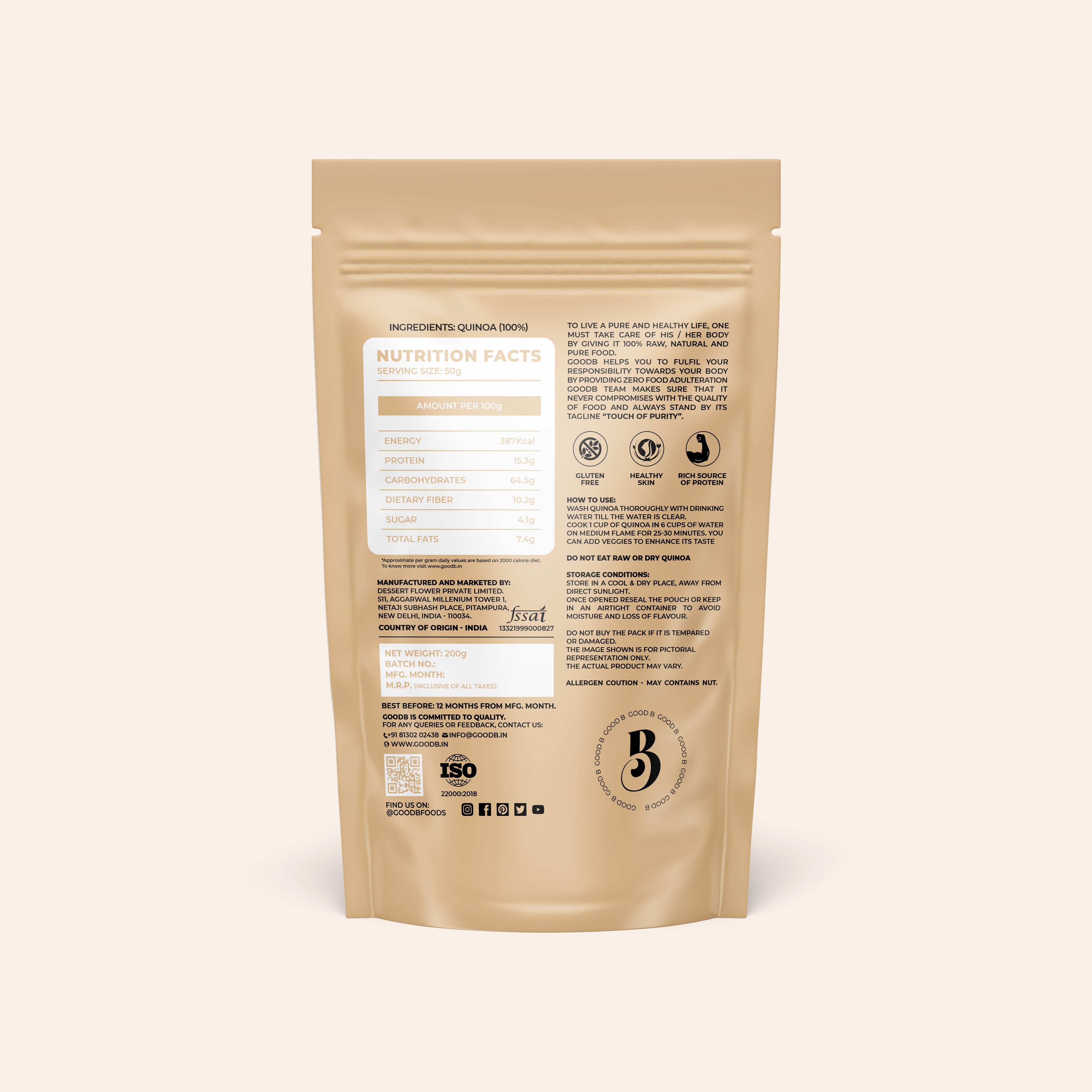 GLUTEN FREE -   200 GM