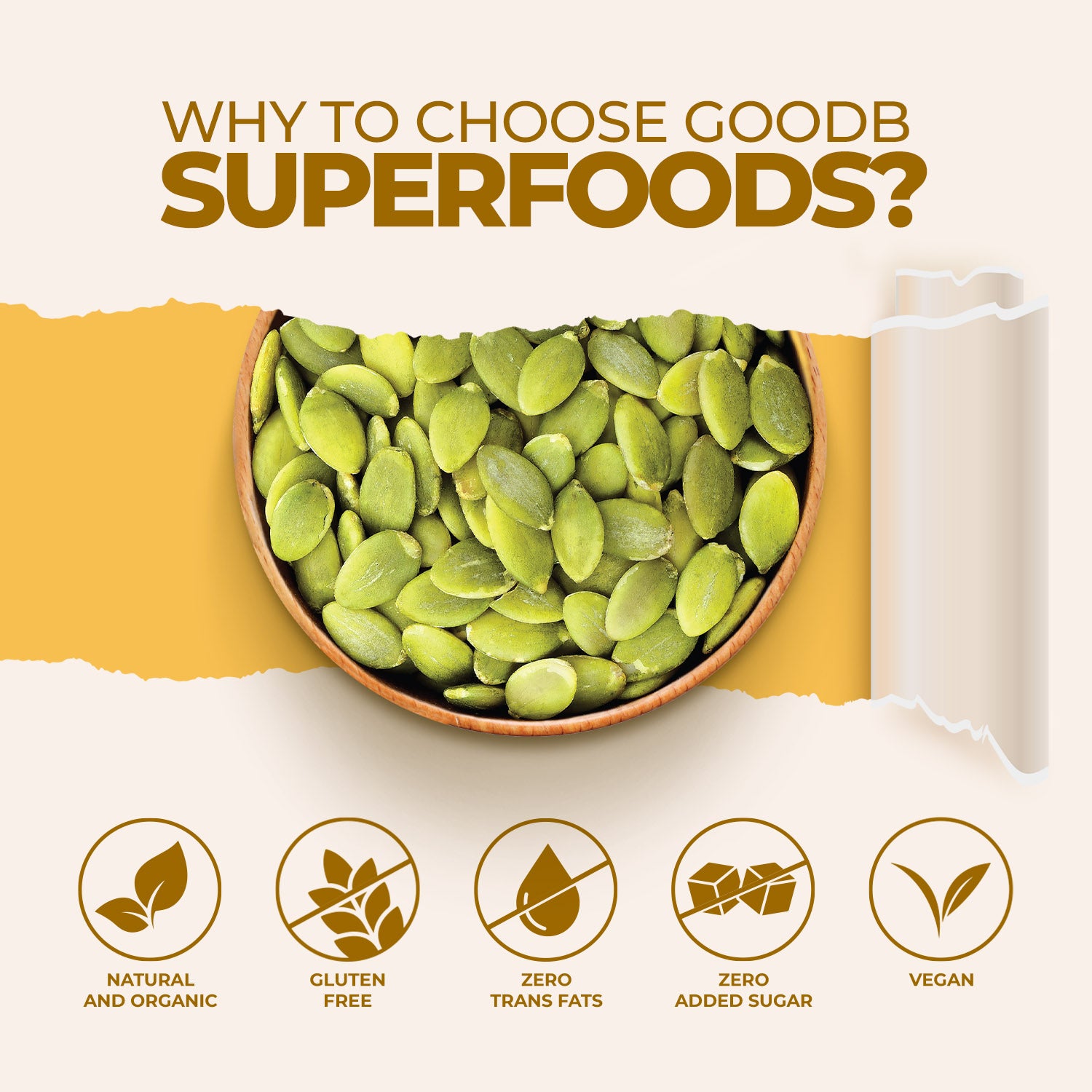 RAW PUMPKIN SEEDS FOR EATING - 200 GM