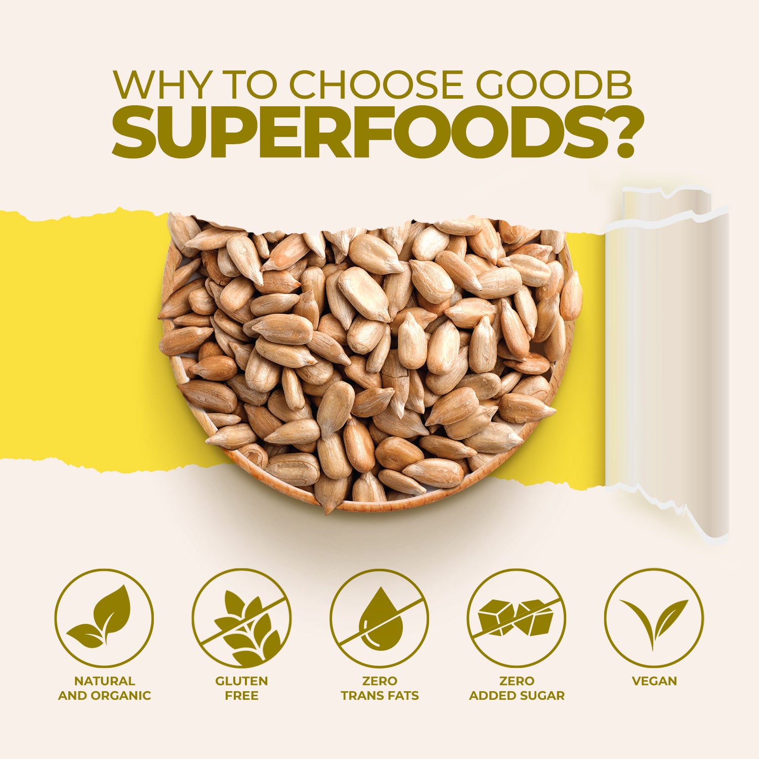 RAW SUNFLOWER SEEDS FOR EATING - 200 GM